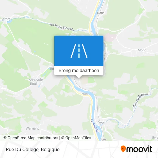 Rue Du Collège kaart