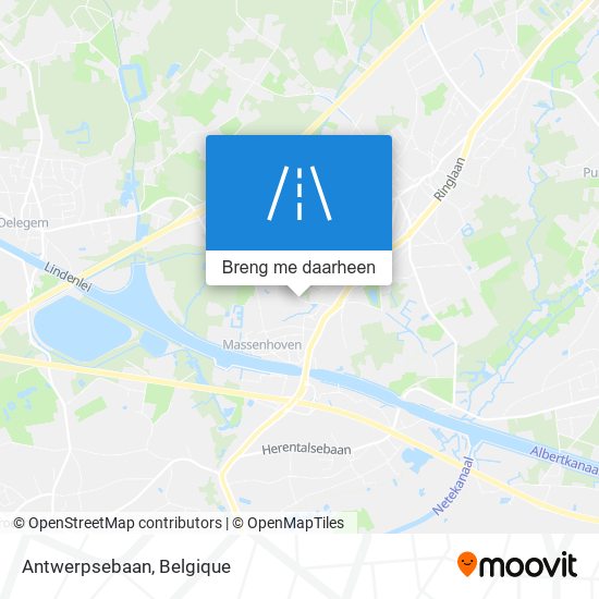 Antwerpsebaan kaart