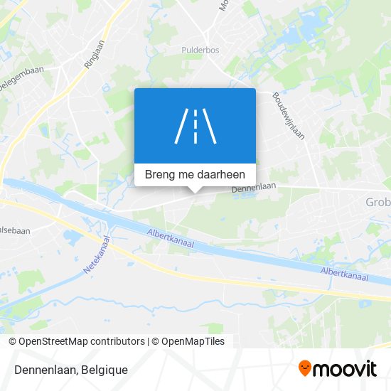 Dennenlaan kaart