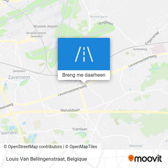Louis Van Bellingenstraat kaart