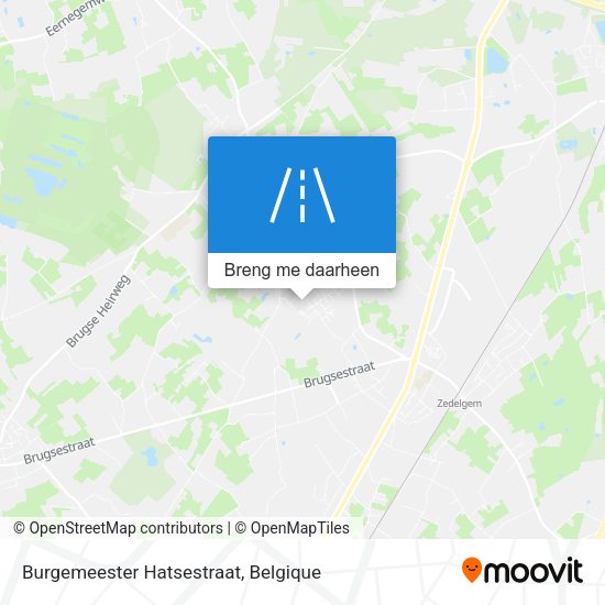Burgemeester Hatsestraat kaart