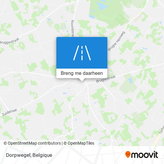 Dorpwegel kaart