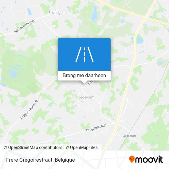 Frère Gregoirestraat kaart