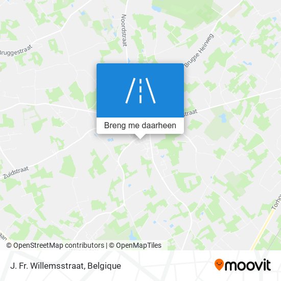 J. Fr. Willemsstraat kaart