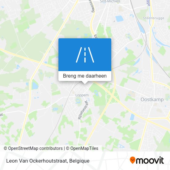 Leon Van Ockerhoutstraat kaart