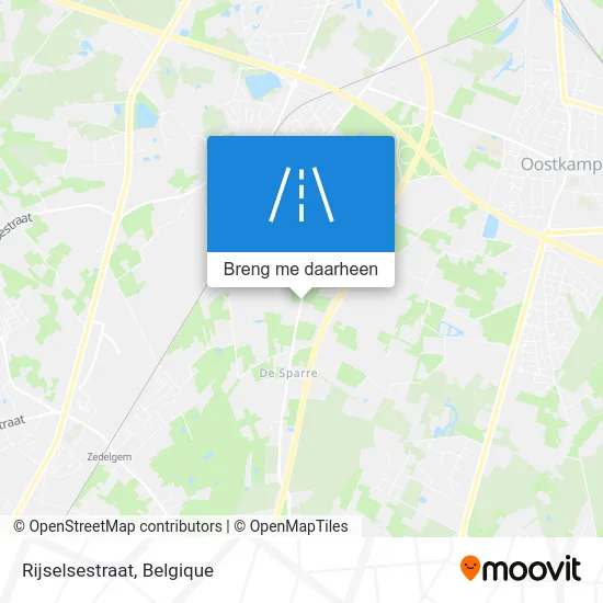 Rijselsestraat kaart