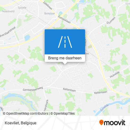 Koevliet kaart