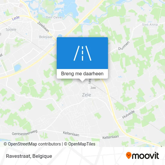 Ravestraat kaart
