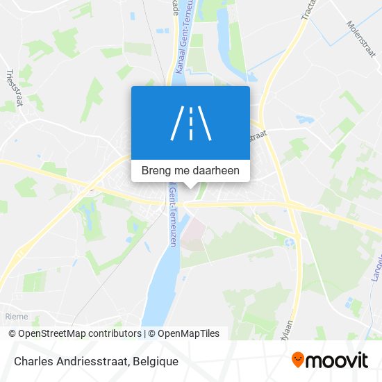 Charles Andriesstraat kaart