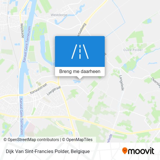 Dijk Van Sint-Francies Polder kaart