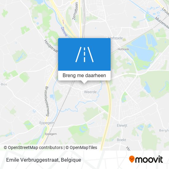 Emile Verbruggestraat kaart