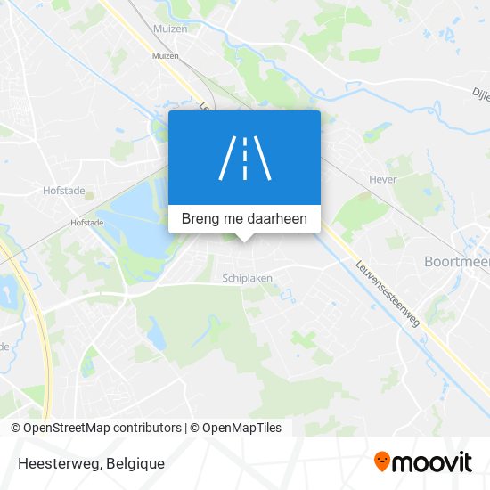 Heesterweg kaart