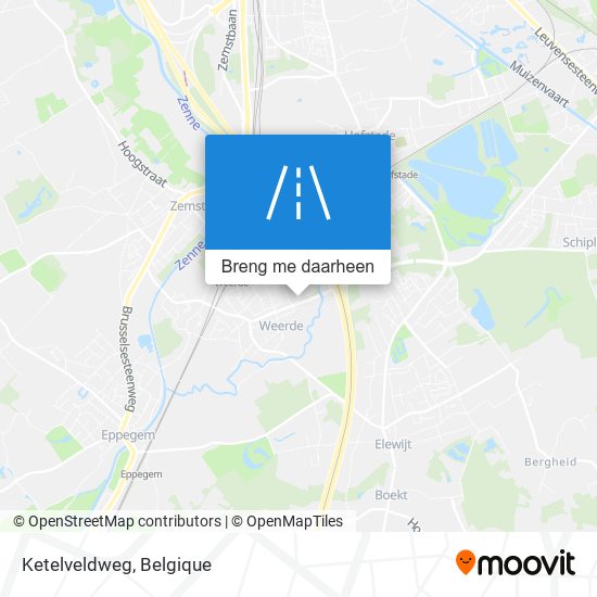 Ketelveldweg kaart