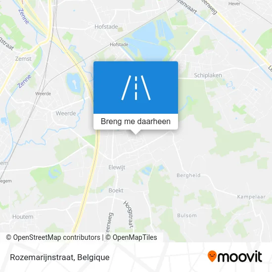 Rozemarijnstraat kaart