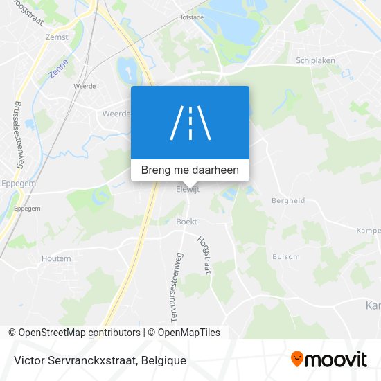 Victor Servranckxstraat kaart