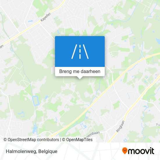 Halmolenweg kaart