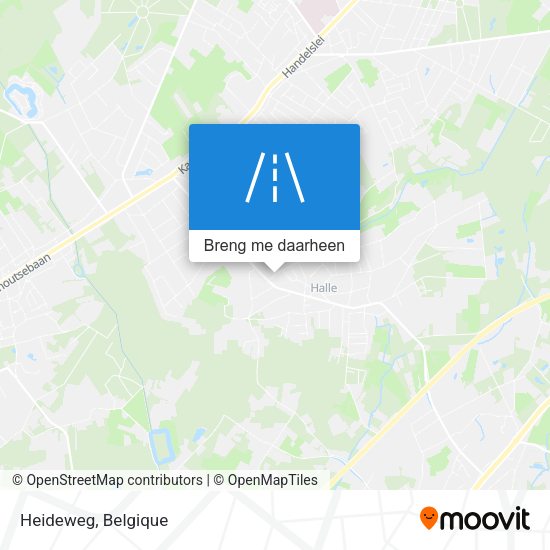 Heideweg kaart