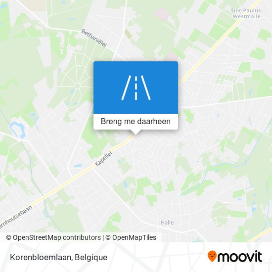 Korenbloemlaan kaart