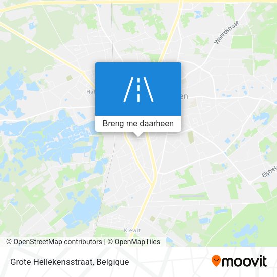 Grote Hellekensstraat kaart