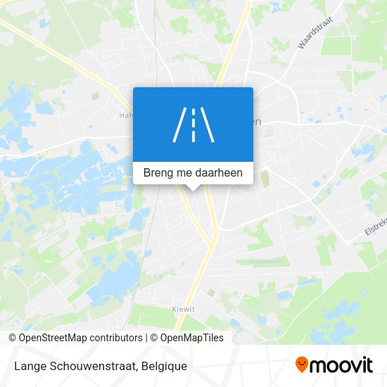 Lange Schouwenstraat kaart