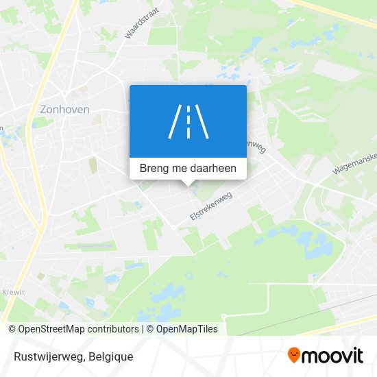 Rustwijerweg kaart