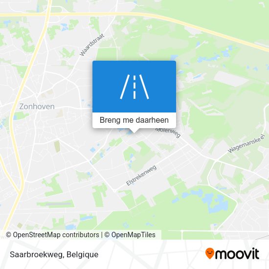 Saarbroekweg kaart