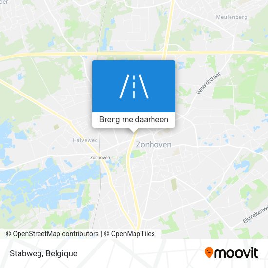 Stabweg kaart