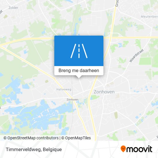 Timmerveldweg kaart