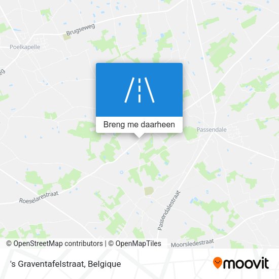 's Graventafelstraat kaart
