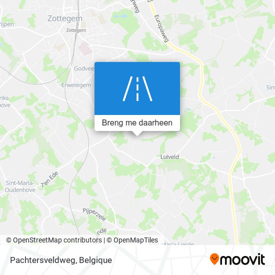 Pachtersveldweg kaart