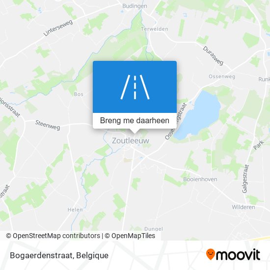 Bogaerdenstraat kaart