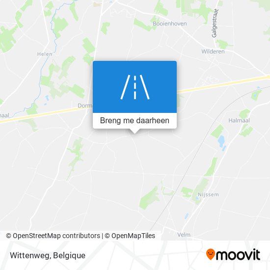 Wittenweg kaart