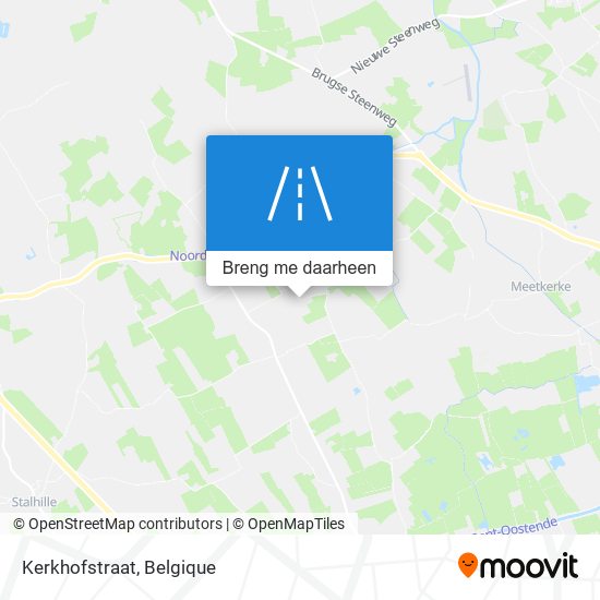 Kerkhofstraat kaart
