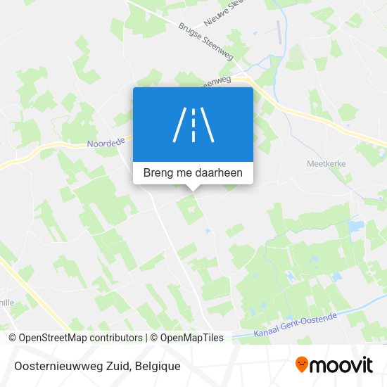 Oosternieuwweg Zuid kaart