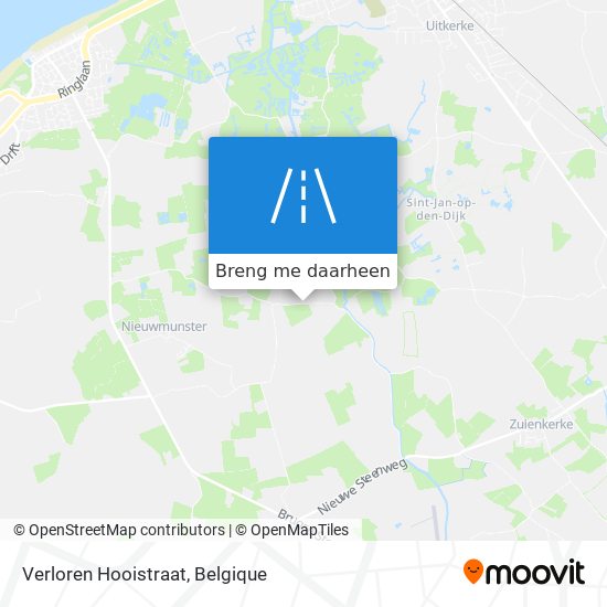 Verloren Hooistraat kaart