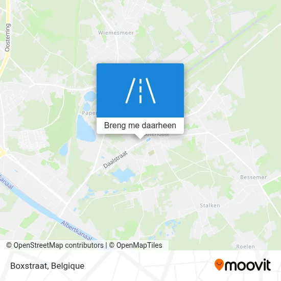 Boxstraat kaart