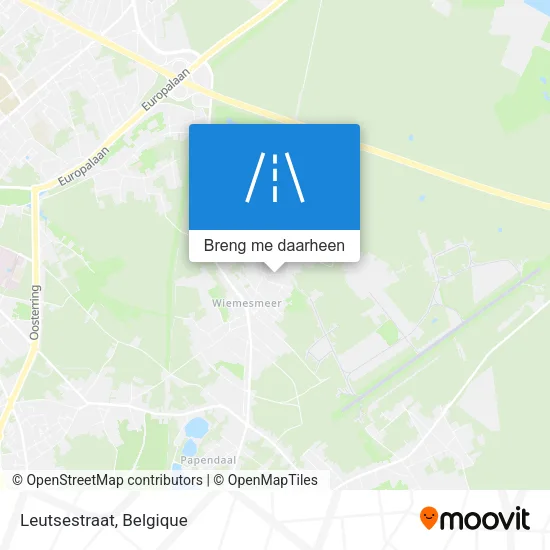 Leutsestraat kaart