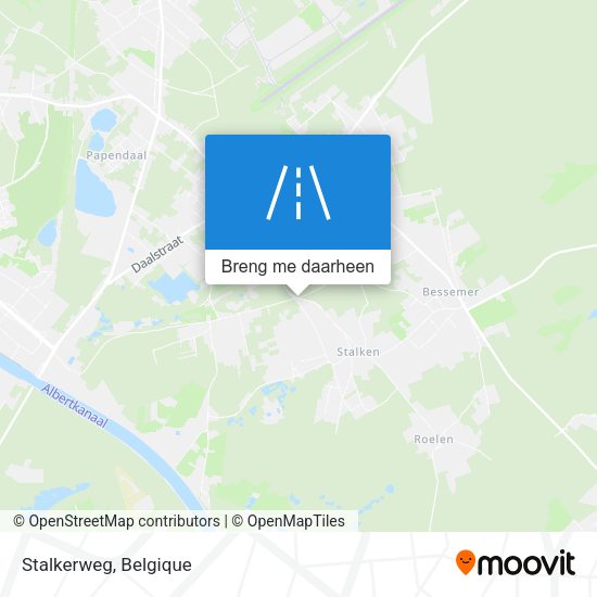 Stalkerweg kaart