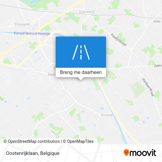 Oostenrijklaan kaart