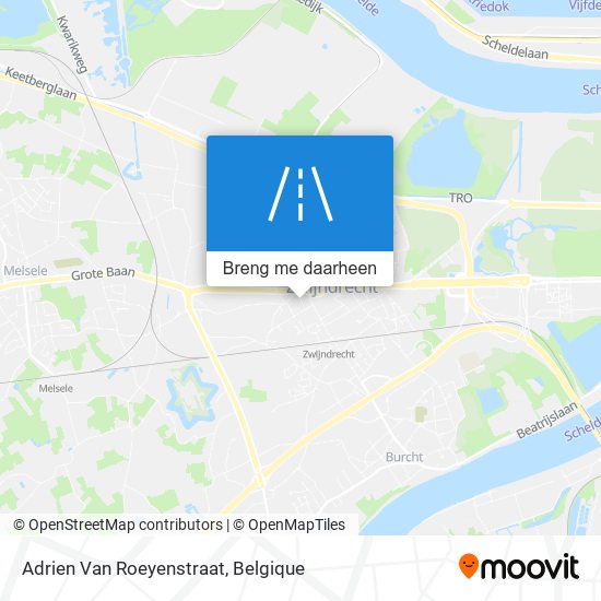 Adrien Van Roeyenstraat kaart