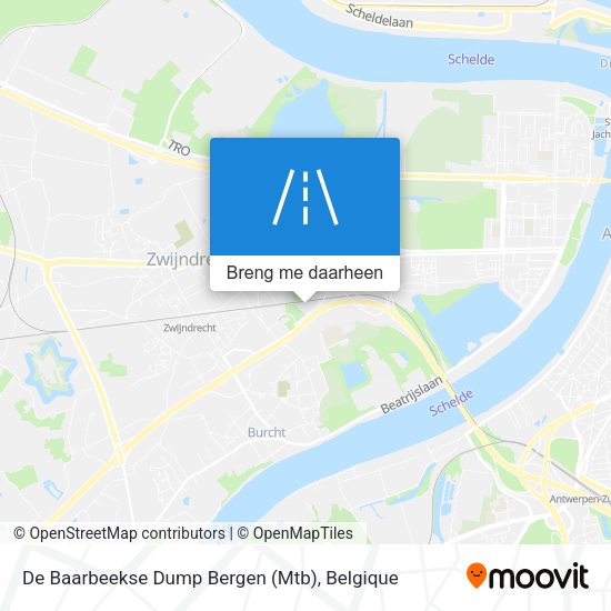 De Baarbeekse Dump Bergen (Mtb) kaart