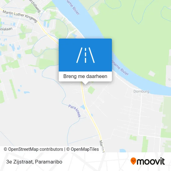 3e Zijstraat kaart