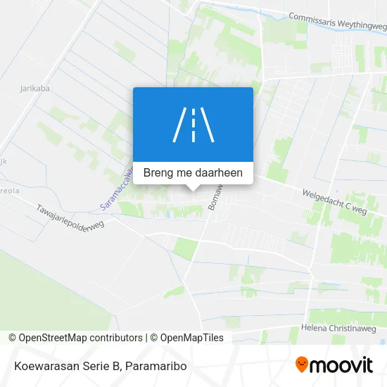 Koewarasan Serie B kaart