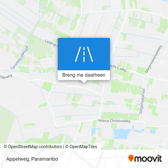 Appelweg kaart