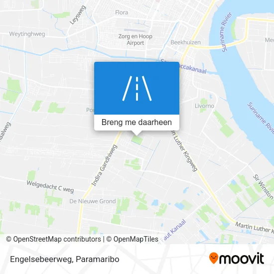 Engelsebeerweg kaart