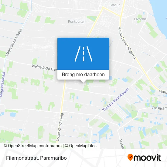 Filemonstraat kaart
