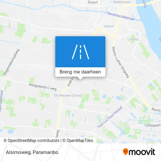 Alsimoweg kaart