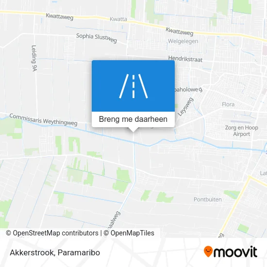Akkerstrook kaart