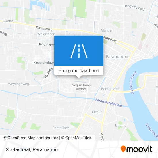Soelastraat kaart