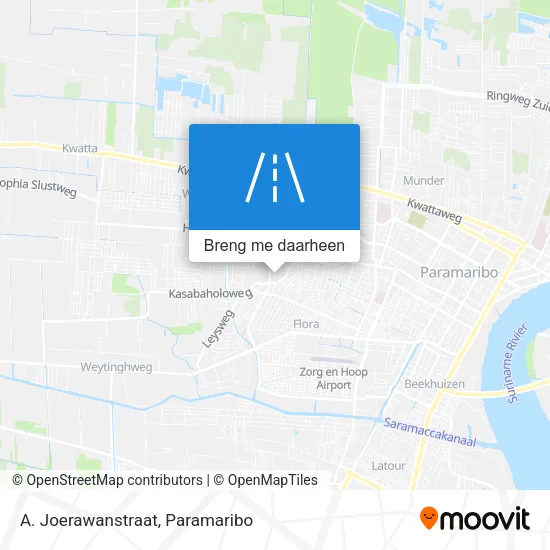 A. Joerawanstraat kaart
